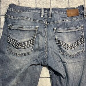 BKE Men’s Jake Bootcut Fit Blue Jeans 33x36